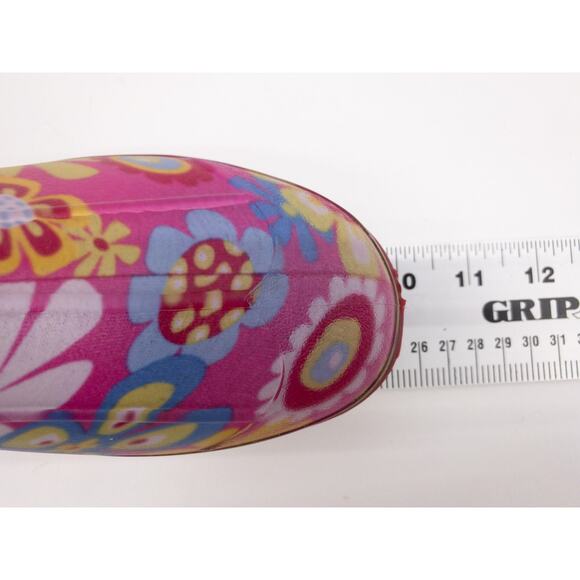 Ranger by Servus Pink Floral Splash Boho Retro Rain Boots Big Girl 4 - Picture 11 of 12